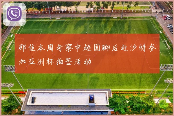 邵佳本周考察中超国脚后赴沙特参加亚洲杯抽签活动